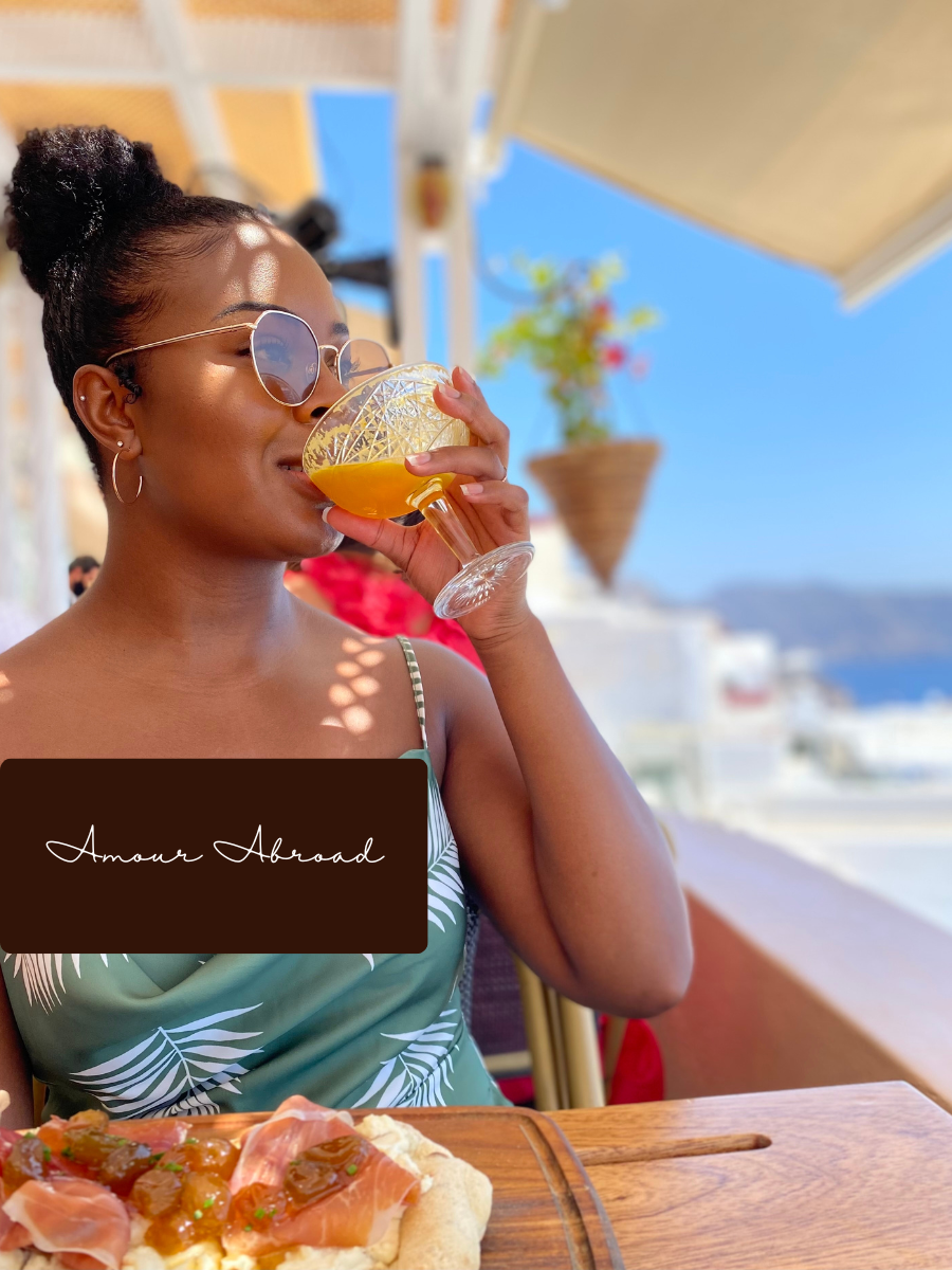 Kayla Wilder in Santorini, Greece
