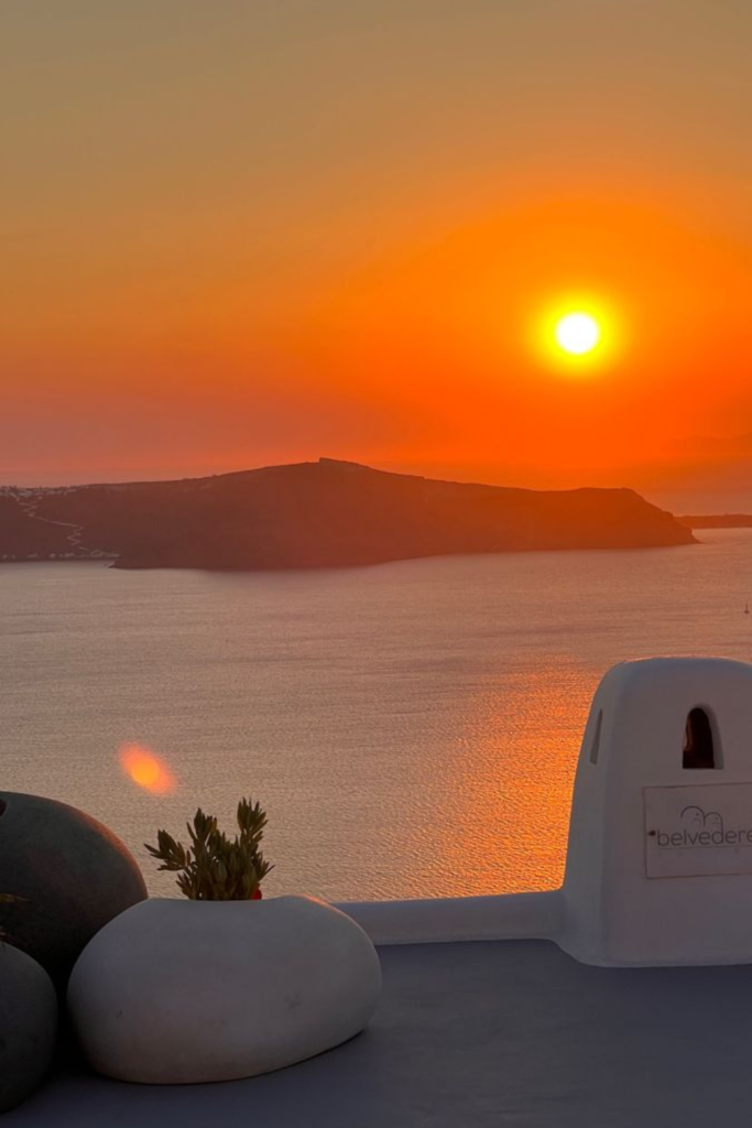 Santorini brown luxury aesthetic amour abroad