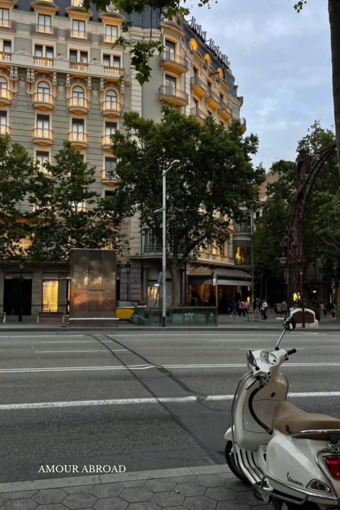 The gentle, quiet streets of Barcelona