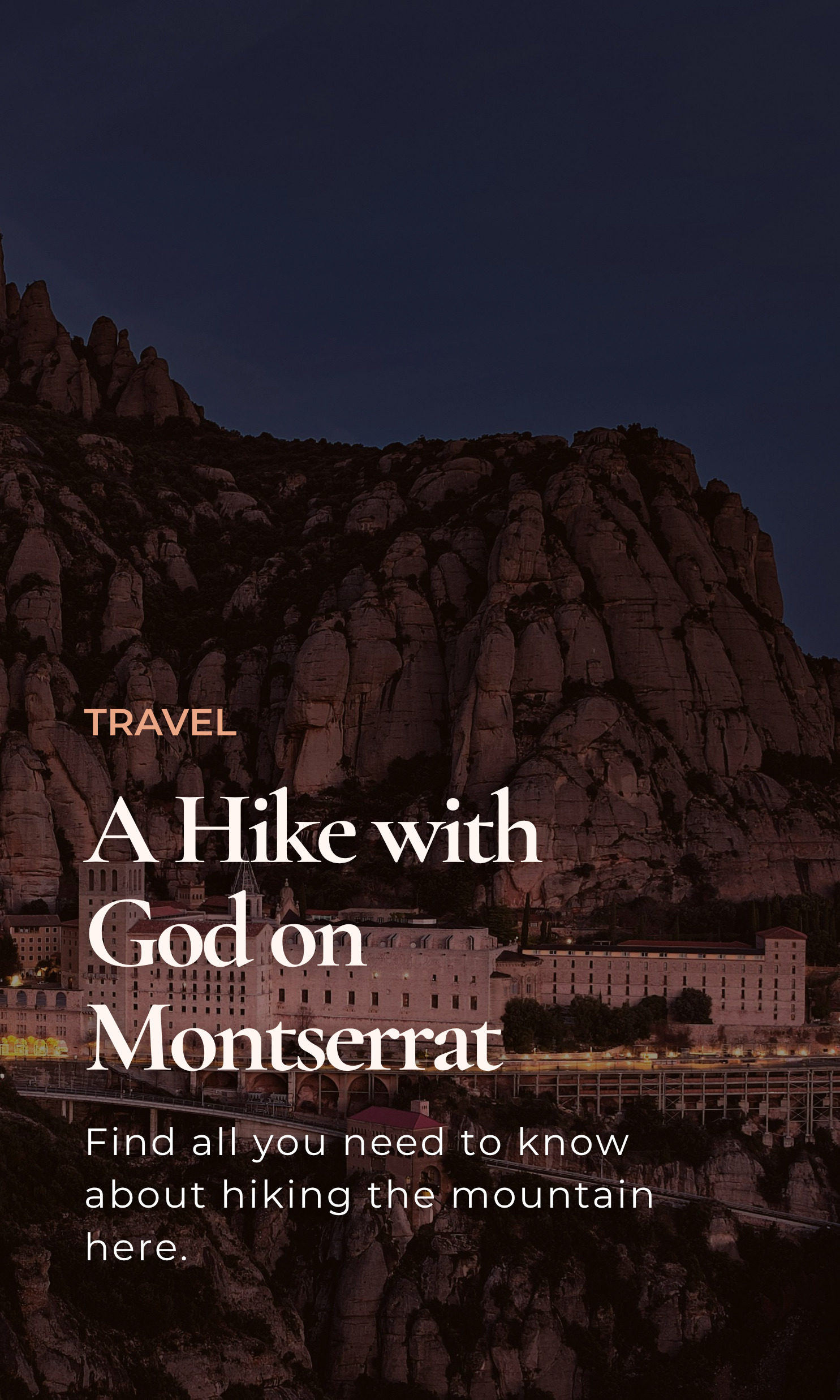 A Hike with God on Montserrat